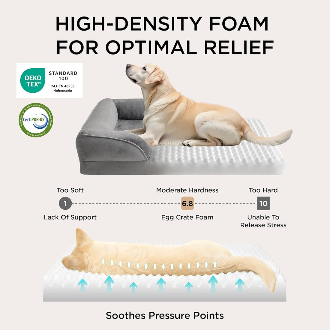 Bedsure Orthopedic XL Pro Dog Bed Extra Large Washable Original Design