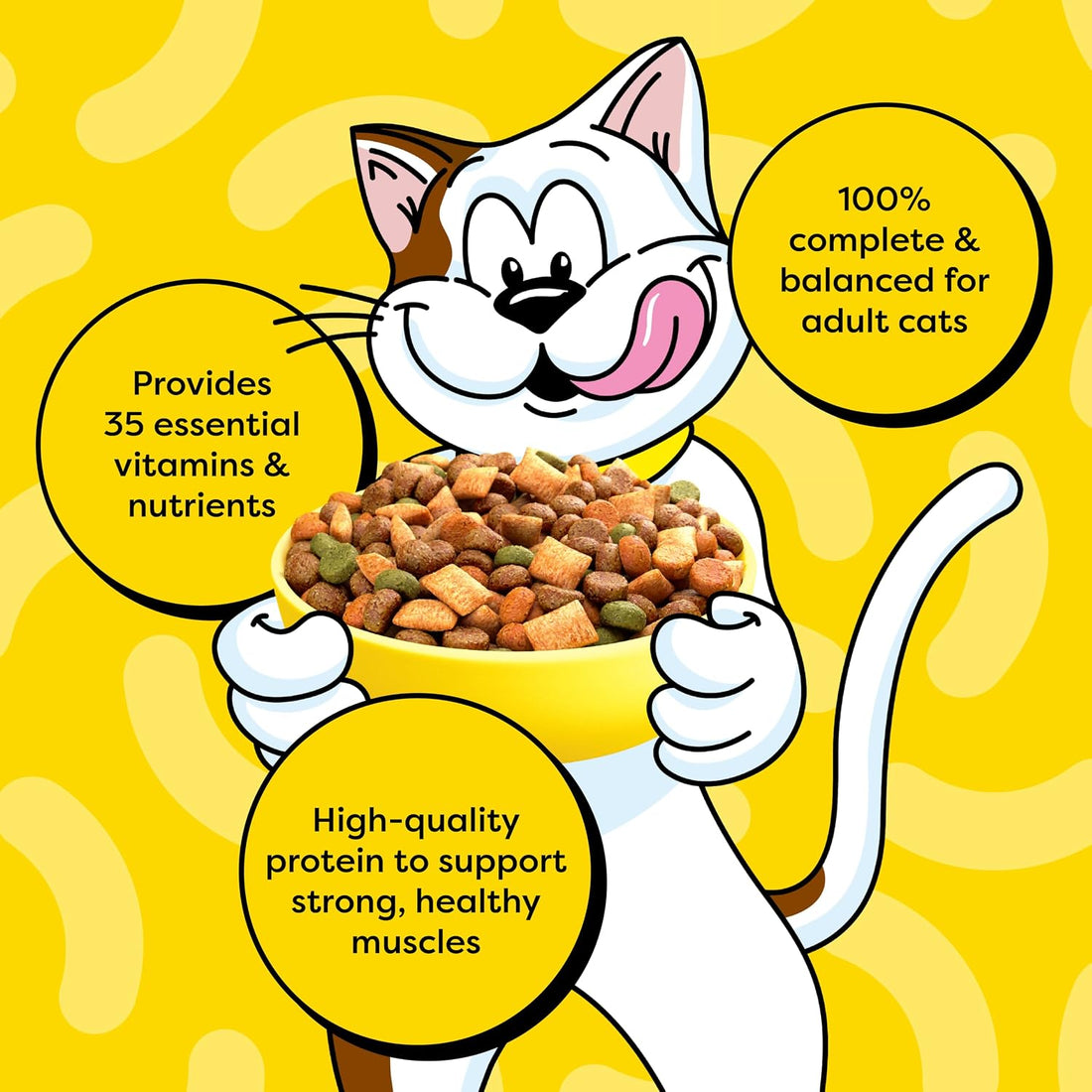 Temptations Adult Dry Cat Food, Tasty Chicken Flavor, 6.3 lb, 3 Pack