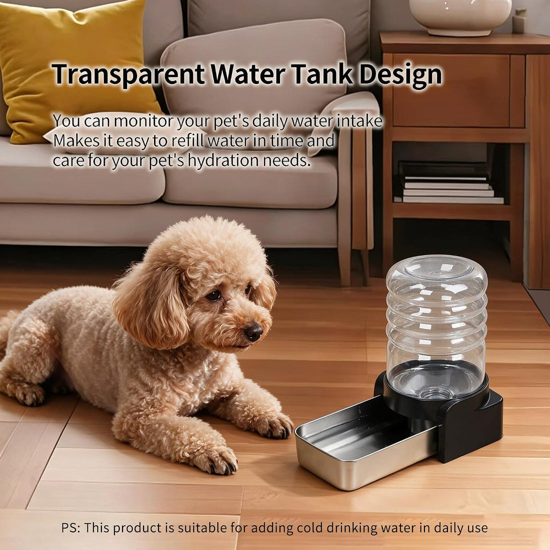 PAKEWAY 1.1 Gallon Gravity Cat Water Dispenser