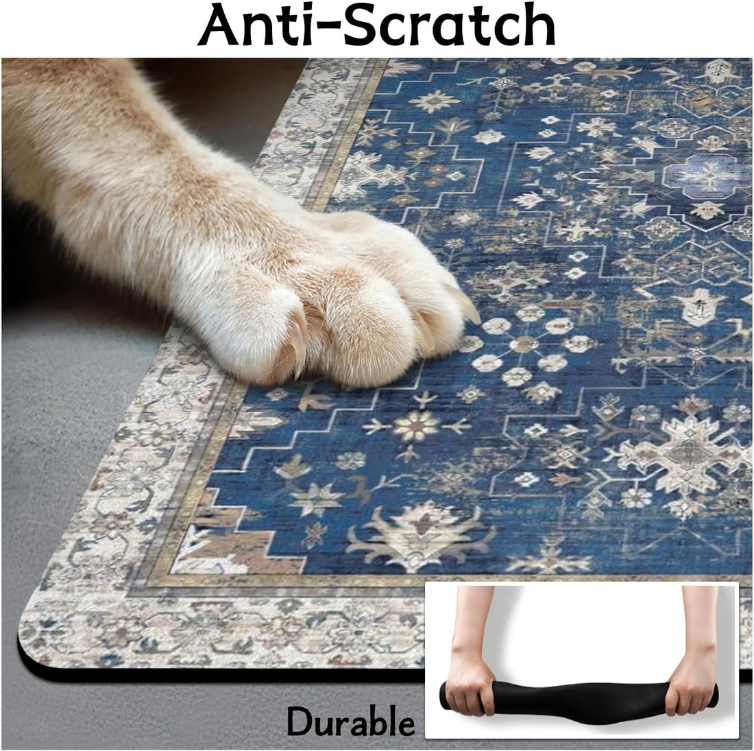Pet Food Mats for Floor, Absorbent Dog Mat for Food and Water
