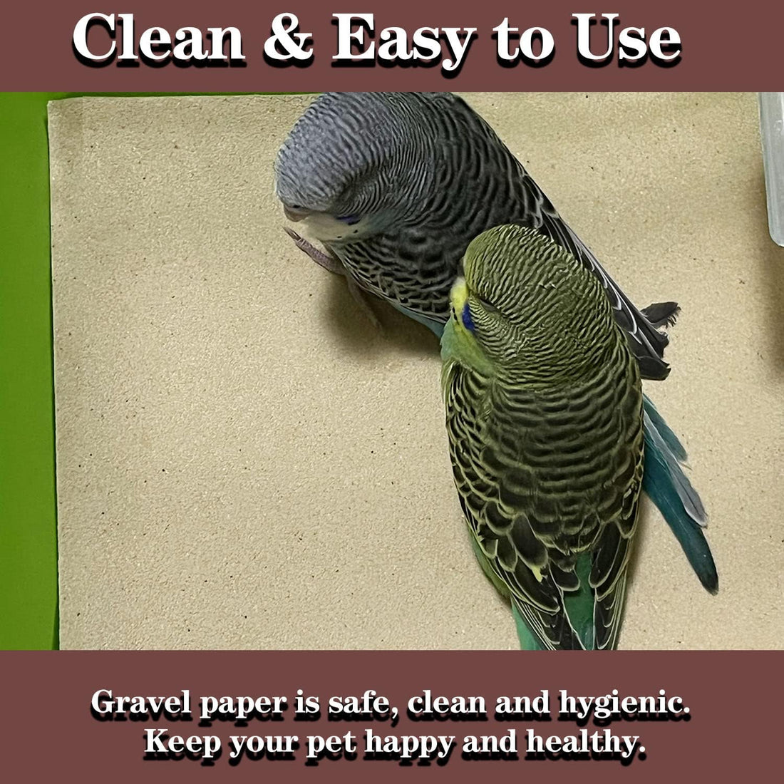 30 Pack Bird Cage Liners, 11x17 Inch Sand Paper Bird Cage Accessories