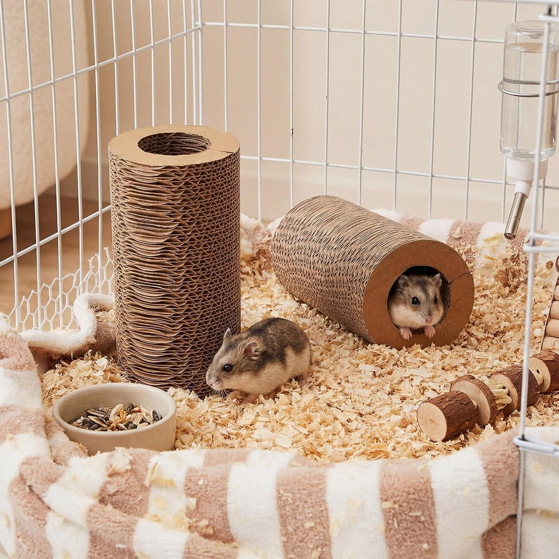 Dansydaisy 2 Pack Hamster Tunnel