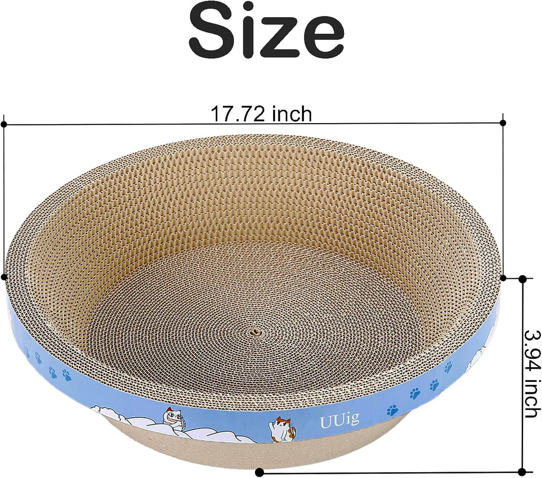 Cat Scratcher Bed 23.6x14.9” Extra Large Cardboard Cat Scratching Bed