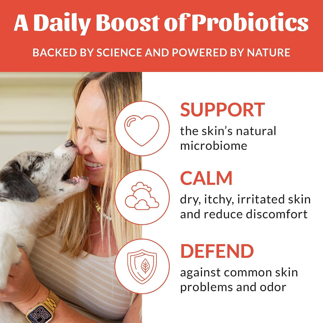 SKOUT'S HONOR Probiotic Itch Relief Spray for Dogs, 8 oz