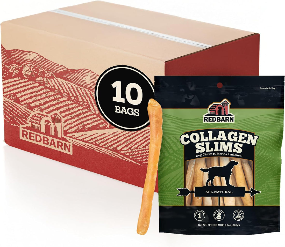 Redbarn Collagen Slims 100% Natural Beef Dog Chew, Single Ingredient