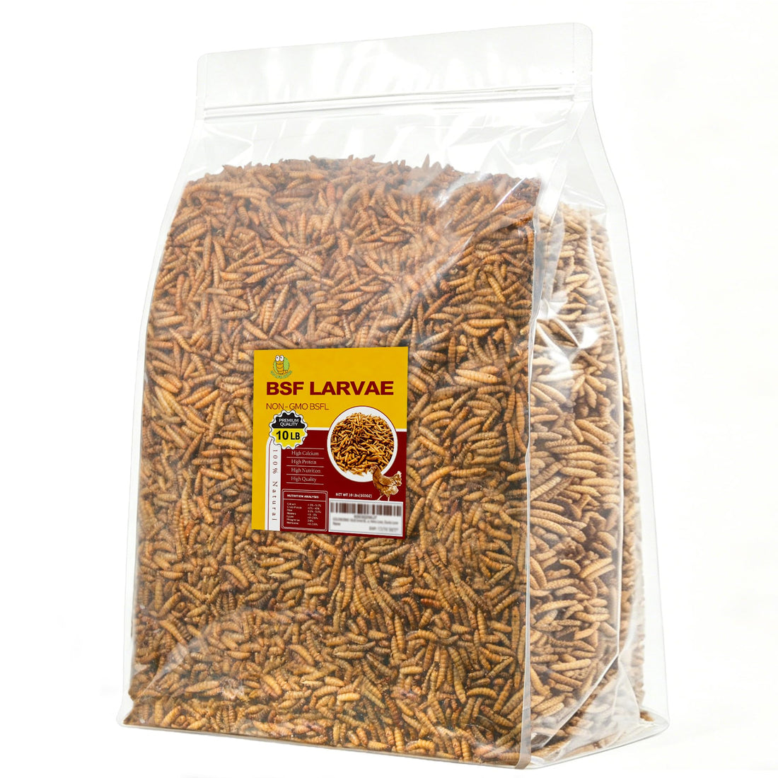 GOLDWORMS 10LB Dried Black Soldier Fly Larvae