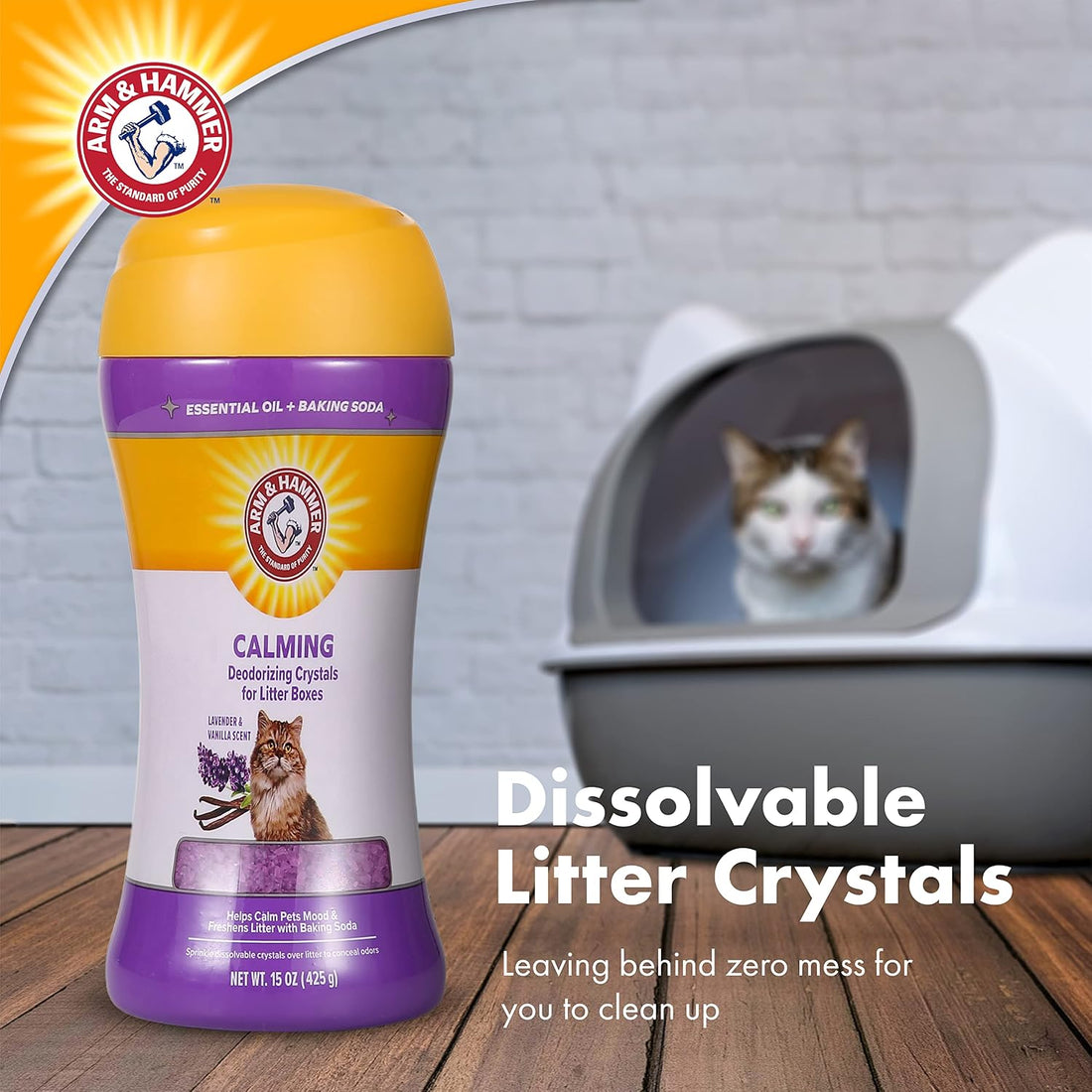 Arm & Hammer Cat Litter Deodorizing Crystals with Baking Soda