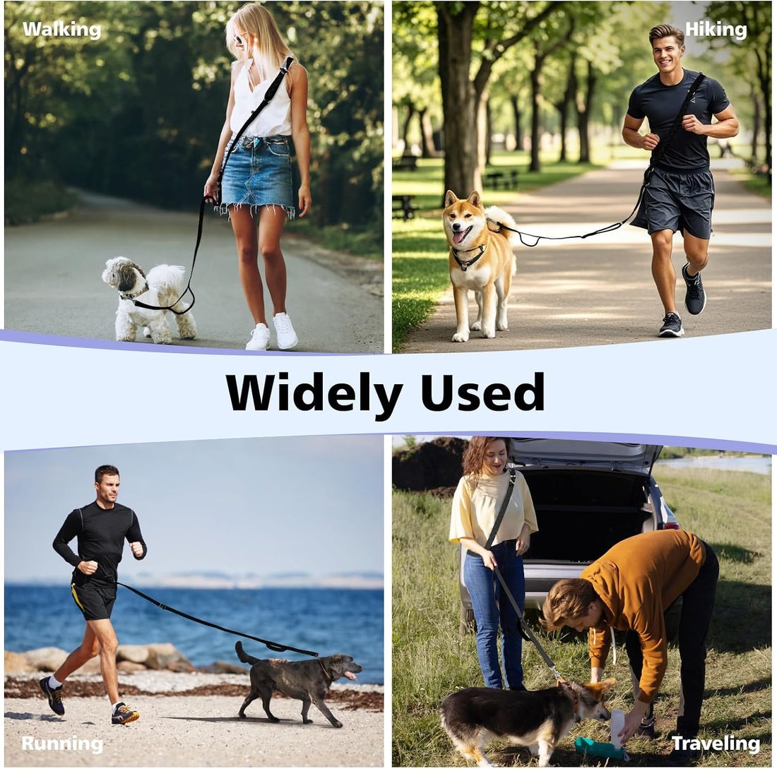 8.5ft Hands Free Dog Leash Adjustable for Medium Dogs