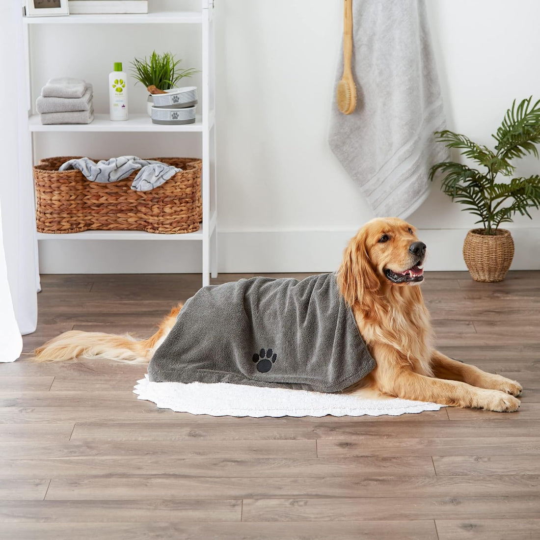 Bone Dry Pet Grooming Towel Collection Absorbent Microfiber X-Large