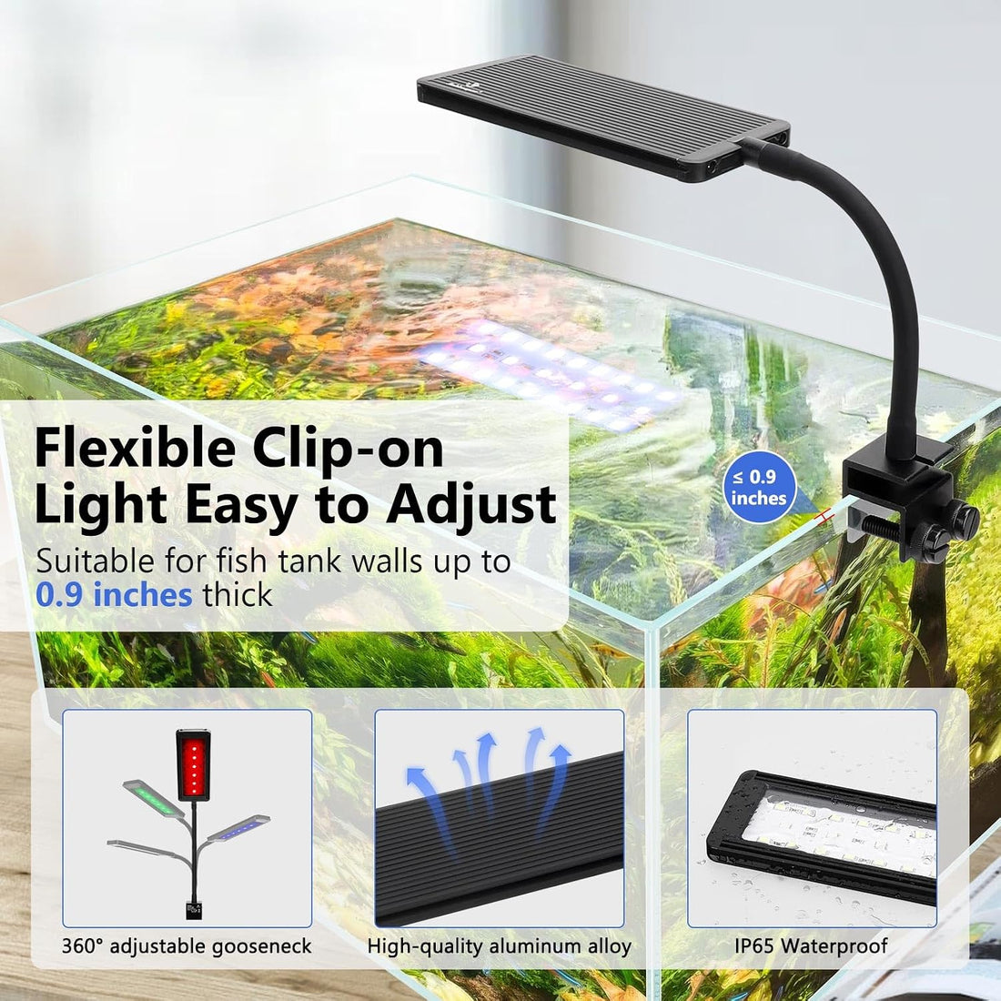 fishkeeper Clip On Aquarium Light