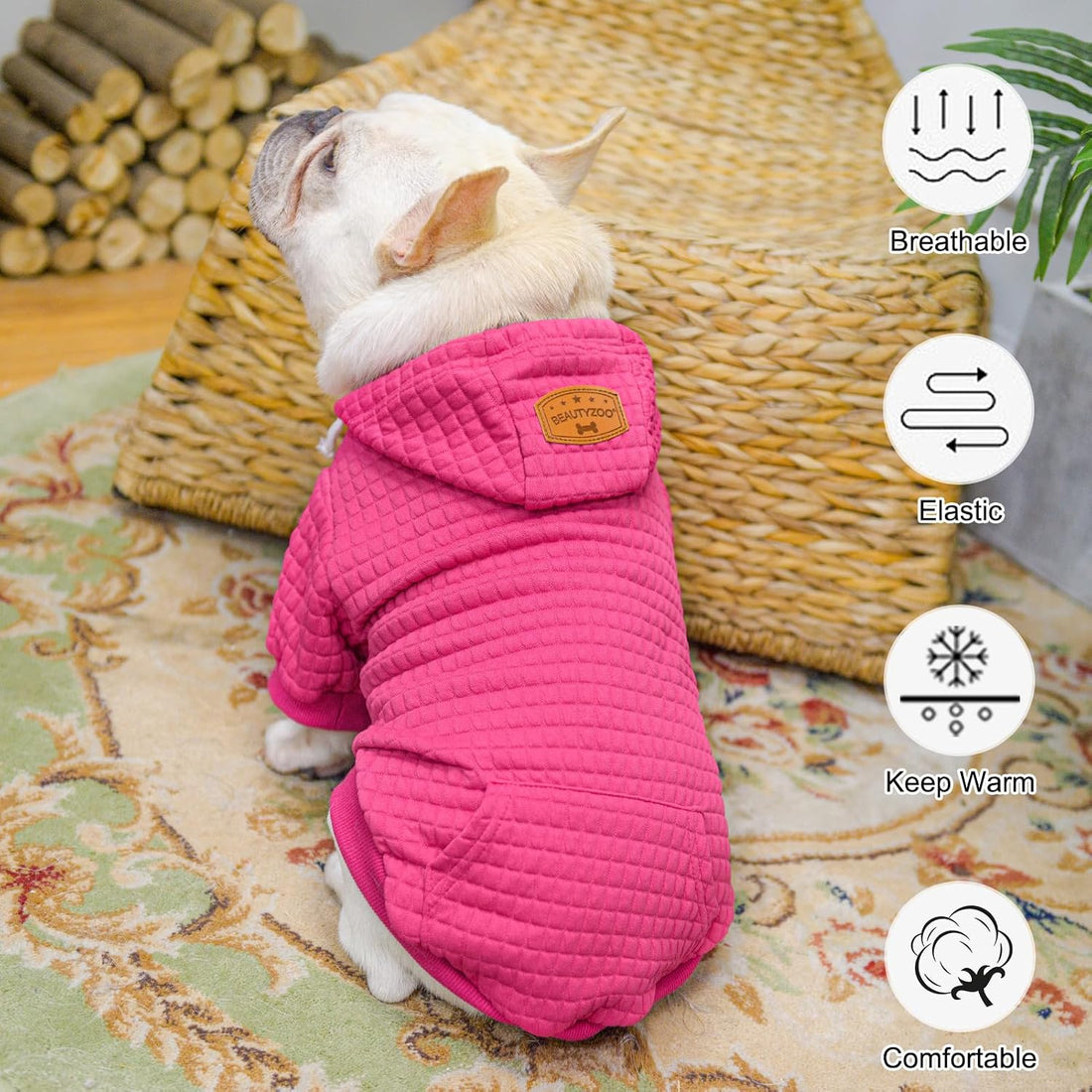 BEAUTYZOO Dog Hoodie for Small Medium Large Dogs