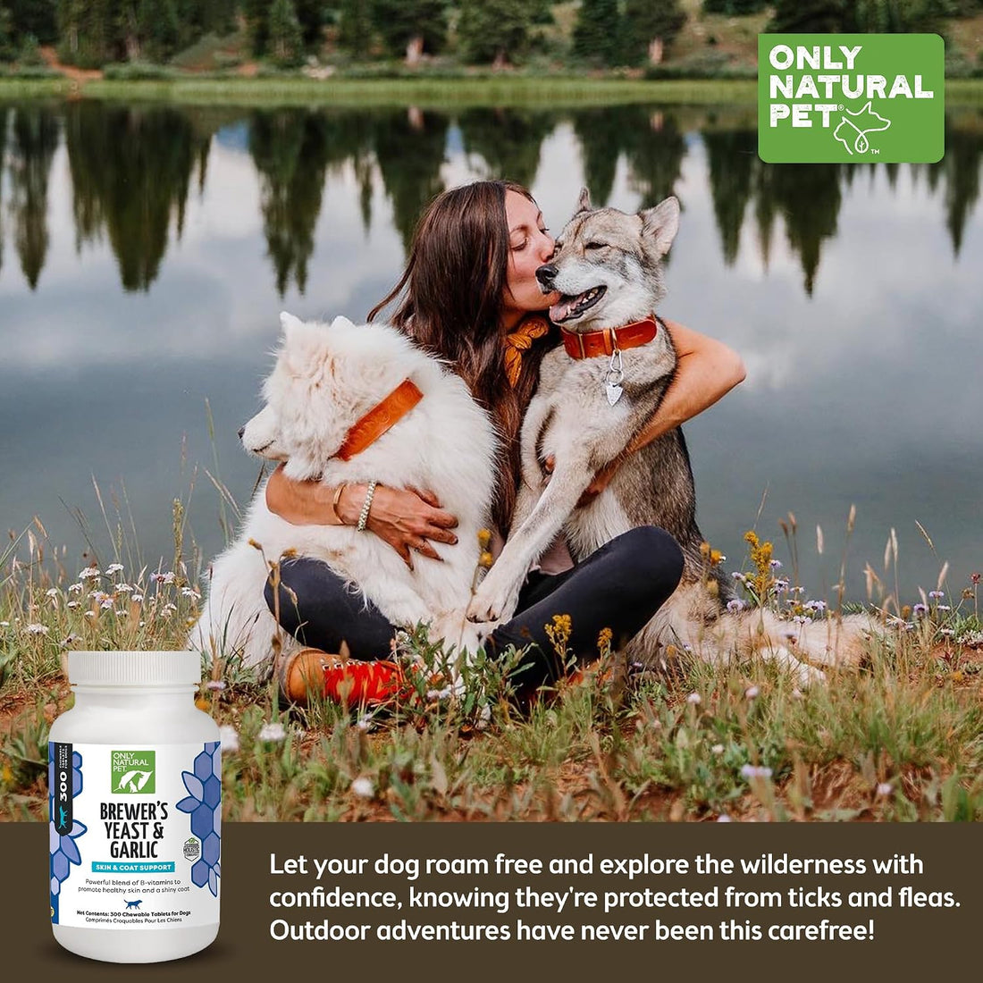 Only Natural Pet Brewer's Yeast & Garlic Chewables Flea & Tick