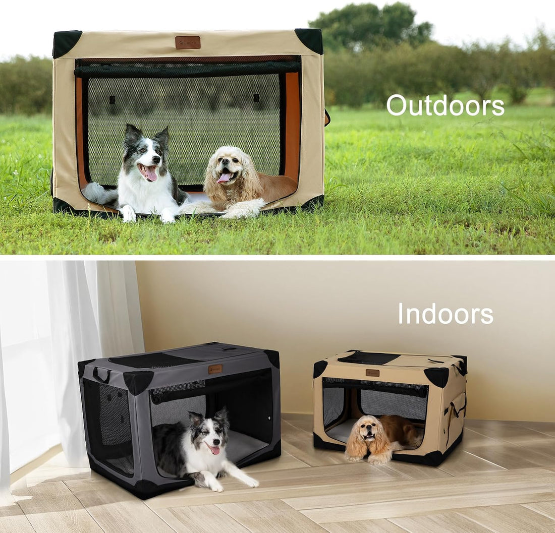 Garnpet Soft Dog Crate for Medium Dogs
