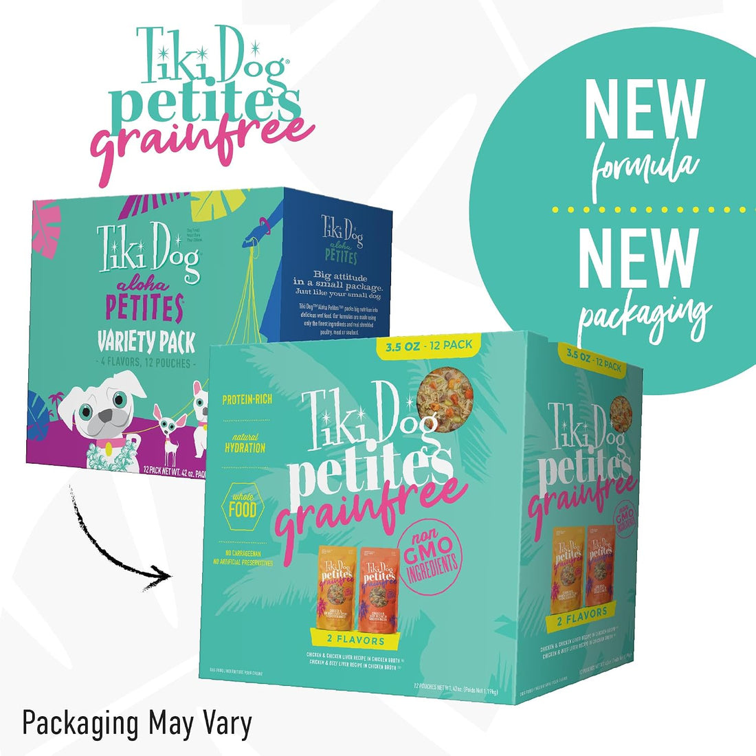 Tiki Dog Aloha Petites, Variety Pack, Nutrient Dense Meat