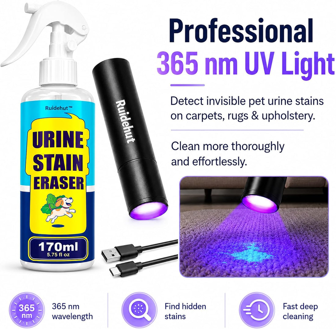Stain & Odor Remover + Pet Urine Detector Kit, 5.75 fl oz