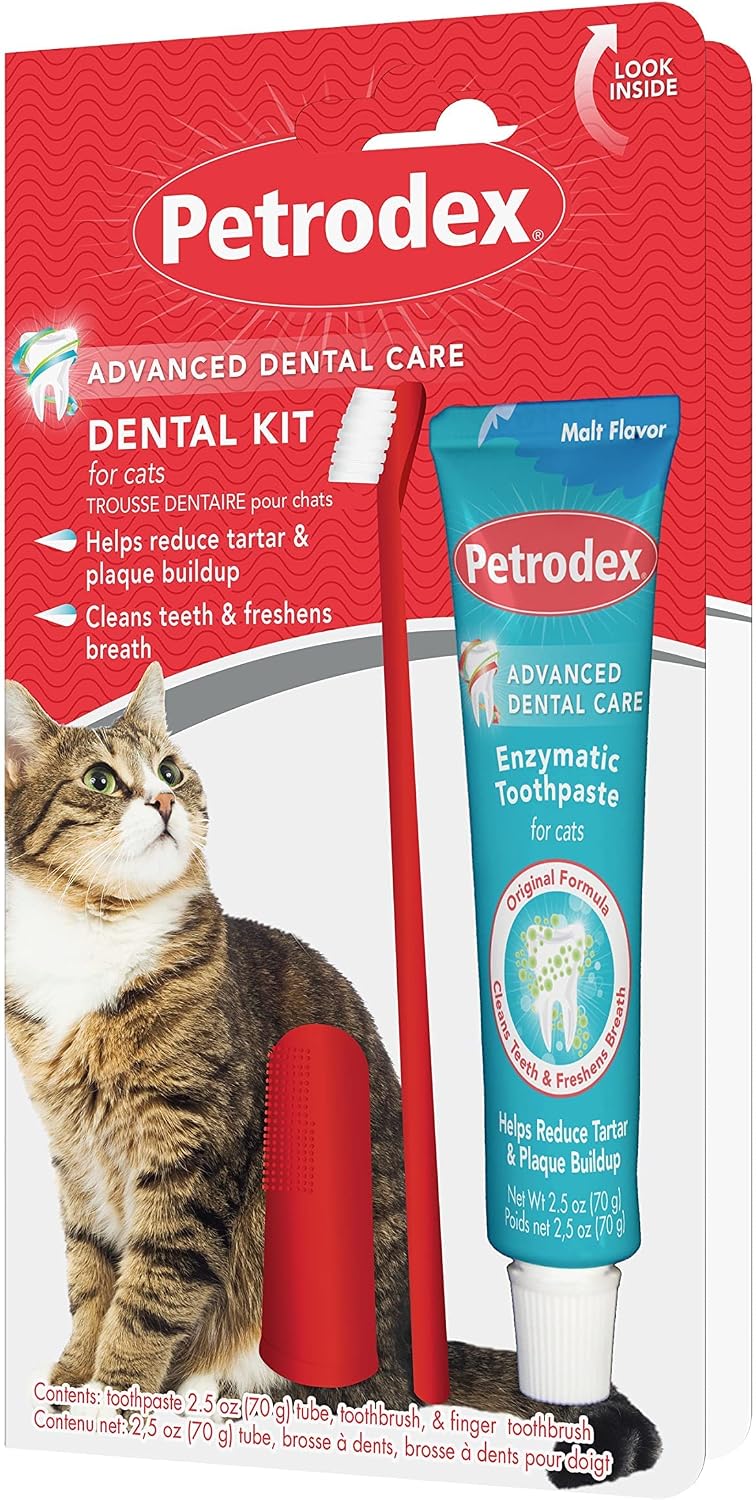 Petrodex Dog Dental Care Kit, Toothbrush & Toothpaste