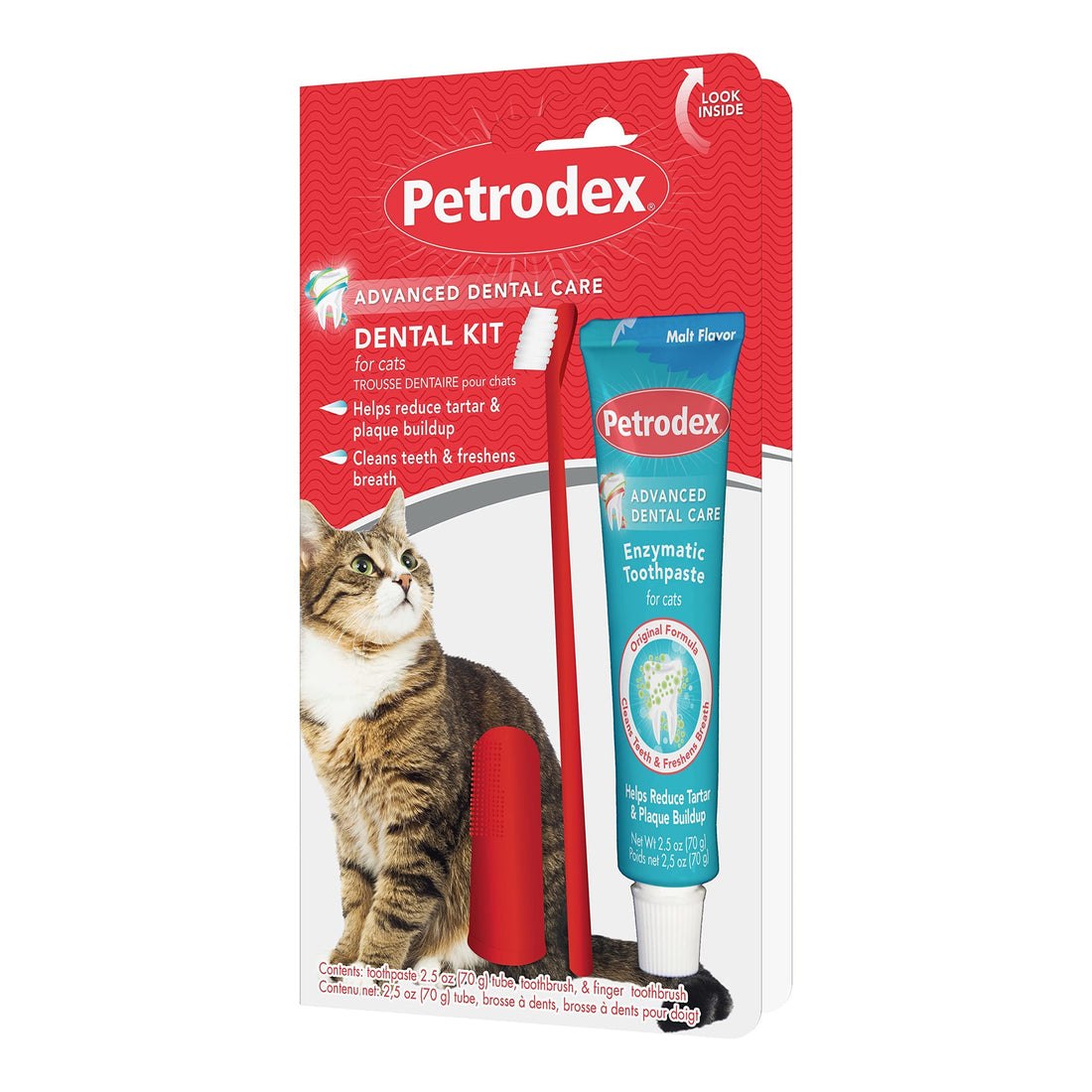 Petrodex Cat Dental Care Kit, Toothbrush & Toothpaste 2.5oz