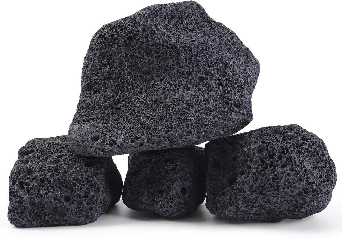 2.2-8.1 Inches Natural Black Lava Rock
