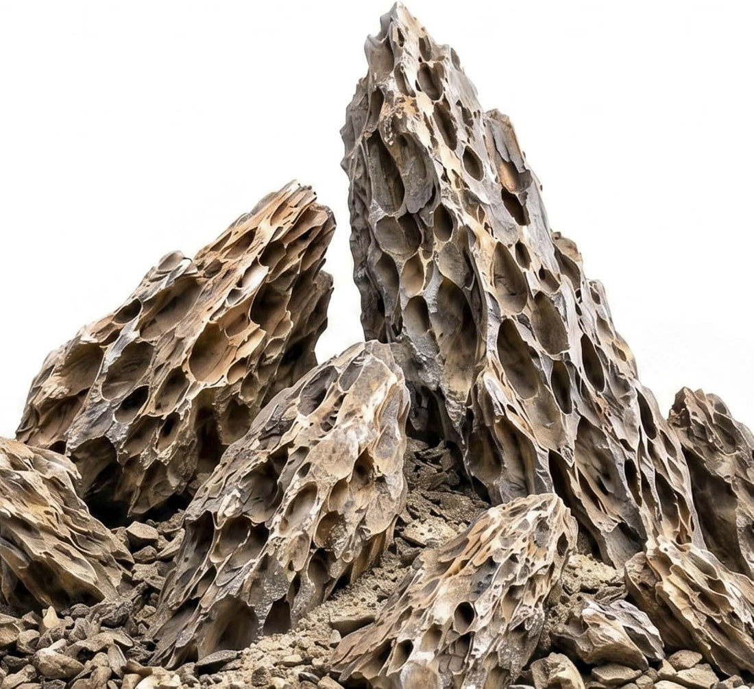 Seiryu Stone Aquascaping Rocks, 1 lb (2-4"), Aquarium Stone Set