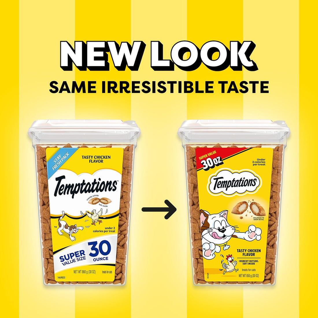 Temptations Crunchy and Soft Cat Treats