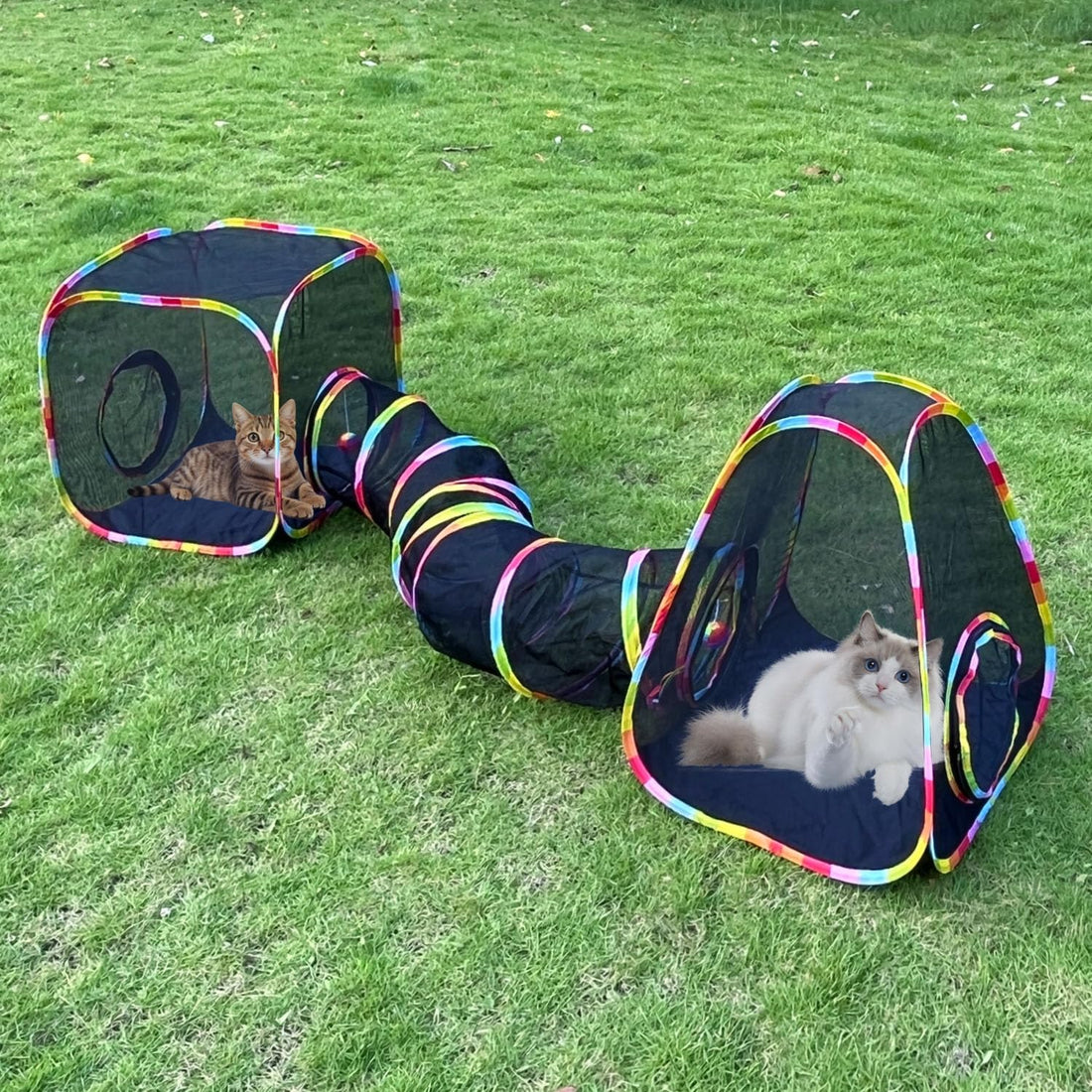 Outdoor Cat Enclosures, Cat Tunnels Catio Tents Cubes for Indoor Cats