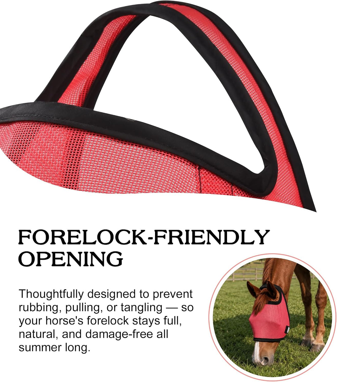 Fly Masks for Horses Without Ears, Horse Fly Mask