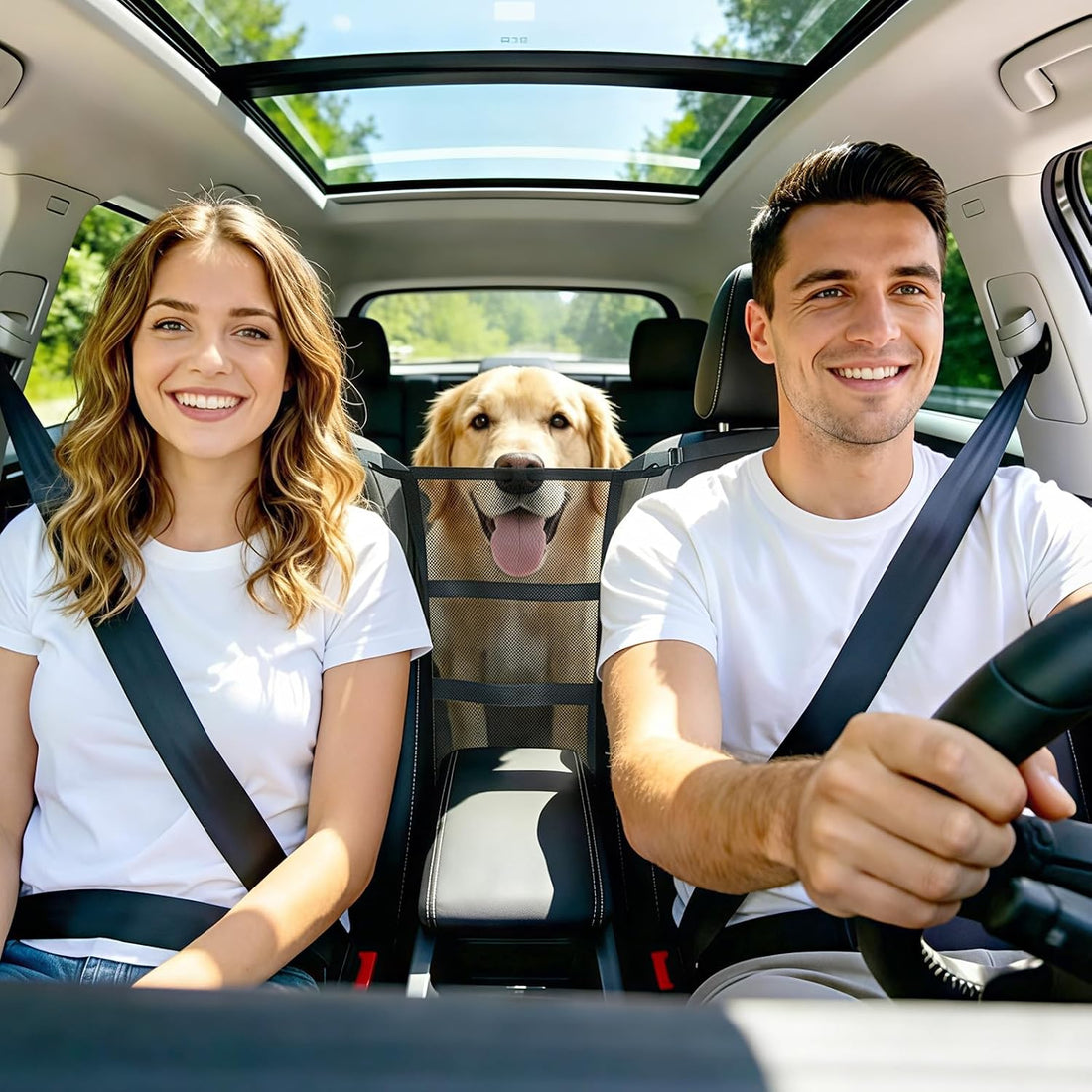 VavoPaw Dog Car Barrier, Car Net for Dog, Pet Barrier for SUV/Truck