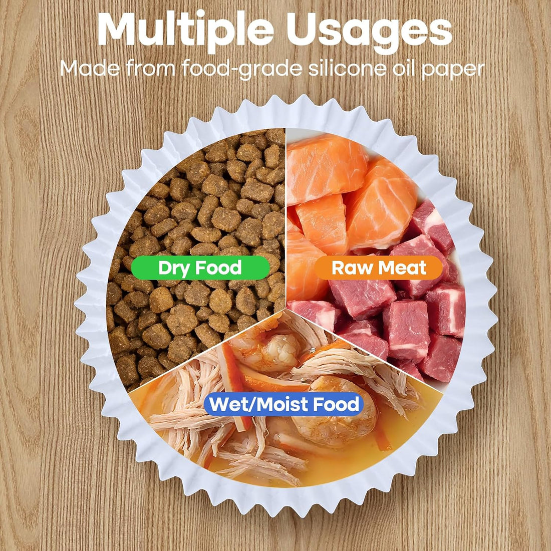 Bulk Disposable Cat Bowls Set Disposable Pet Food Bowls for Puppy