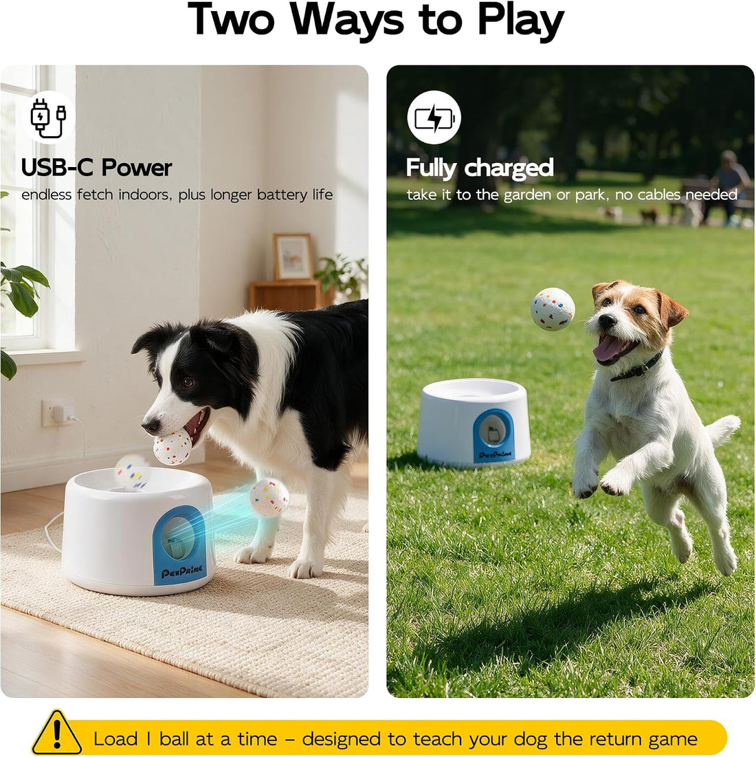 Pet Prime Upgraded Automatic Dog Ball Launcher for Small/Medium
