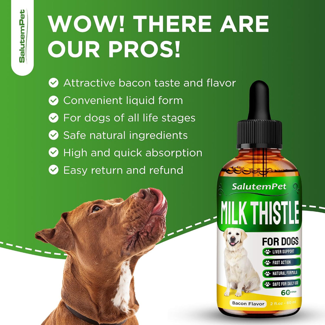 Milk Thistle for Dogs | Dog Liver Supplement for All Ages and Breeds