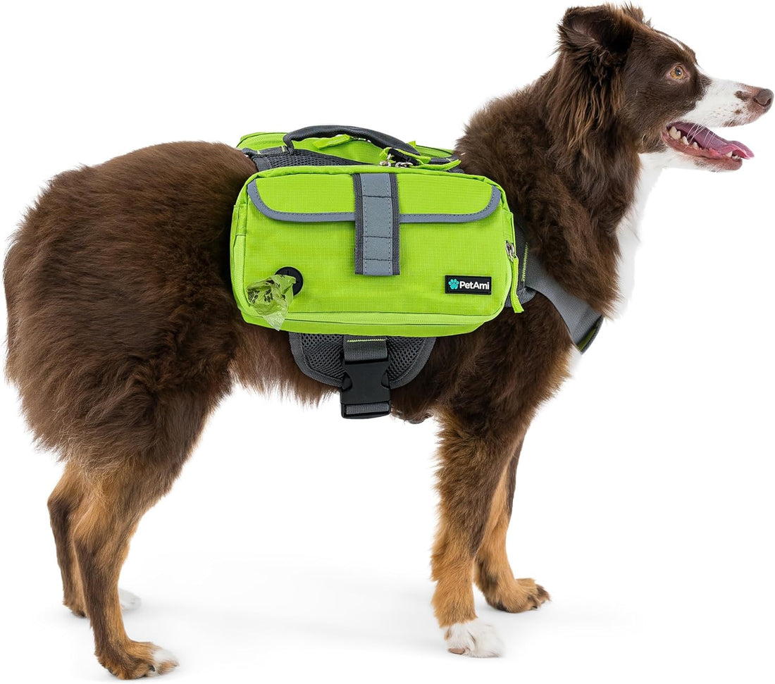 PetAmi Dog Backpack for Medium Large Dogs, Hiking Saddle Bag