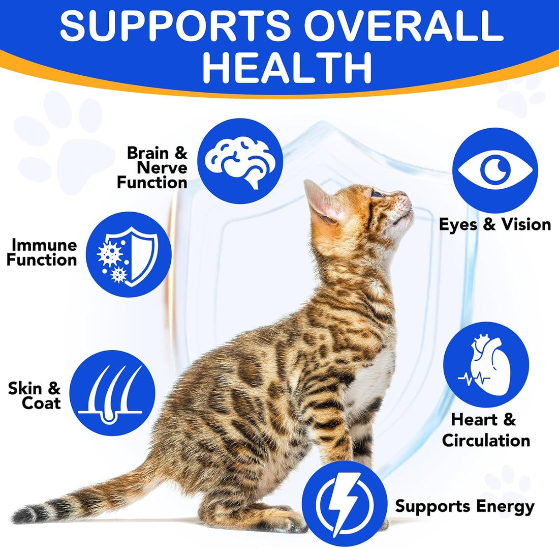 2 Pack Taurine Drops for Cats - Eyesight, Heart