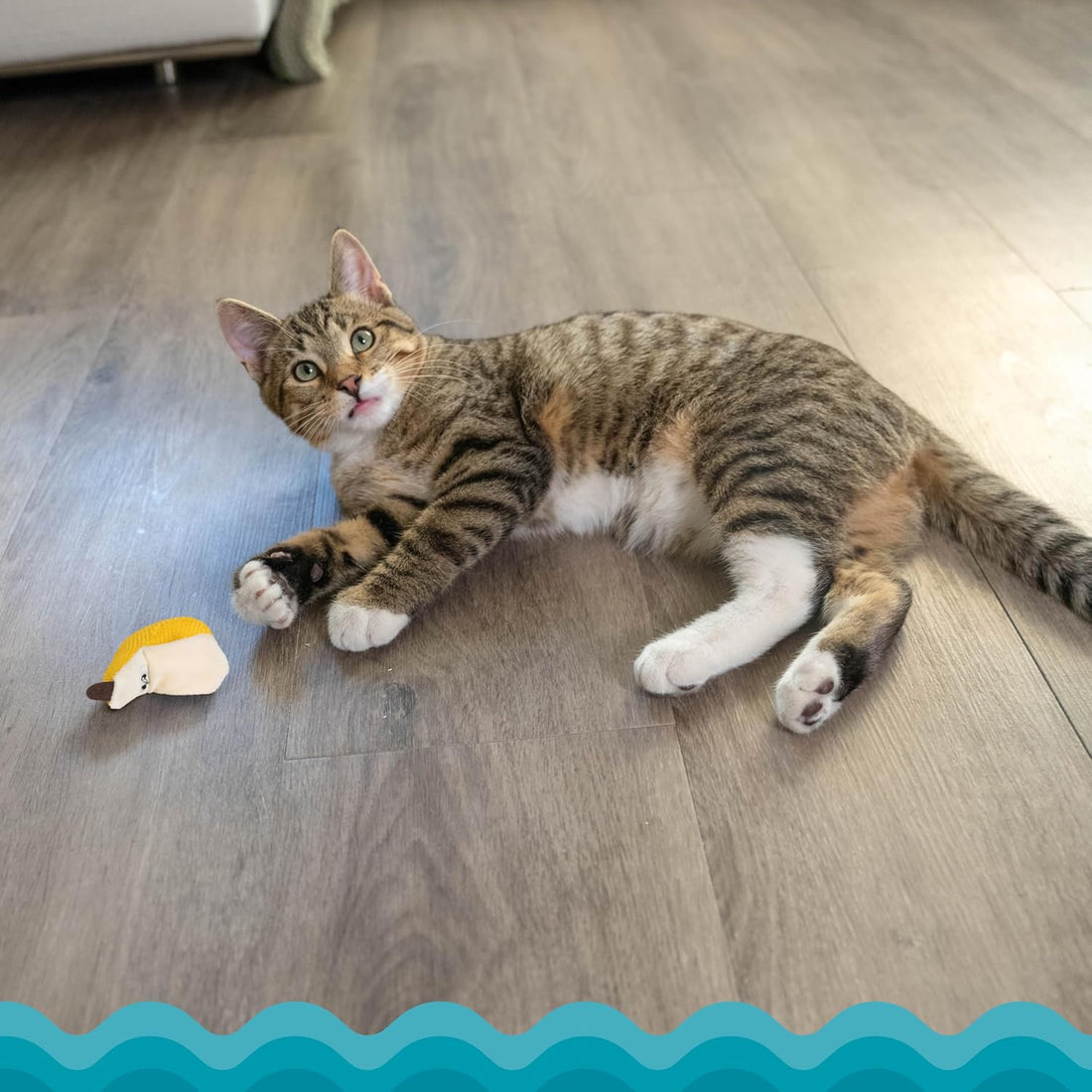 Catstages Dental Banana Cat Toy with Catnip