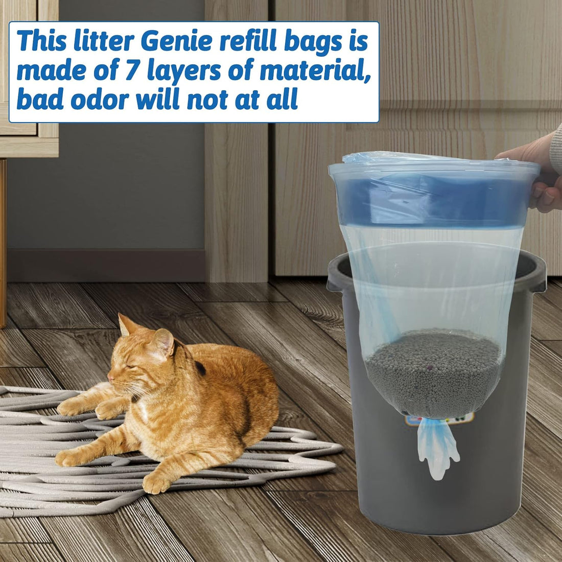 12 Pack Cat Litter Refills Bag Compatible with Litter Refill