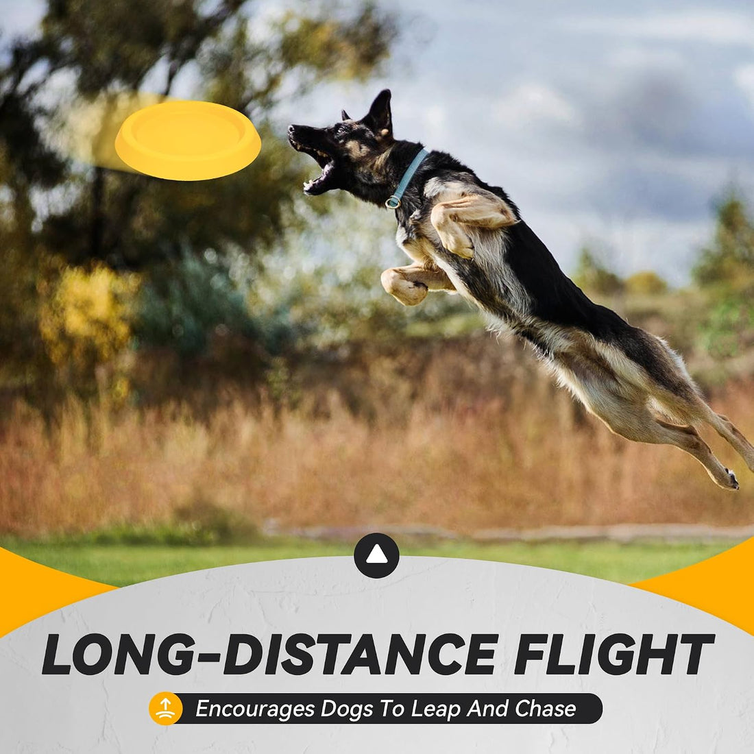 FUSOTO Dog Discs Toy, Durable Flying Discs for Throwing Catching