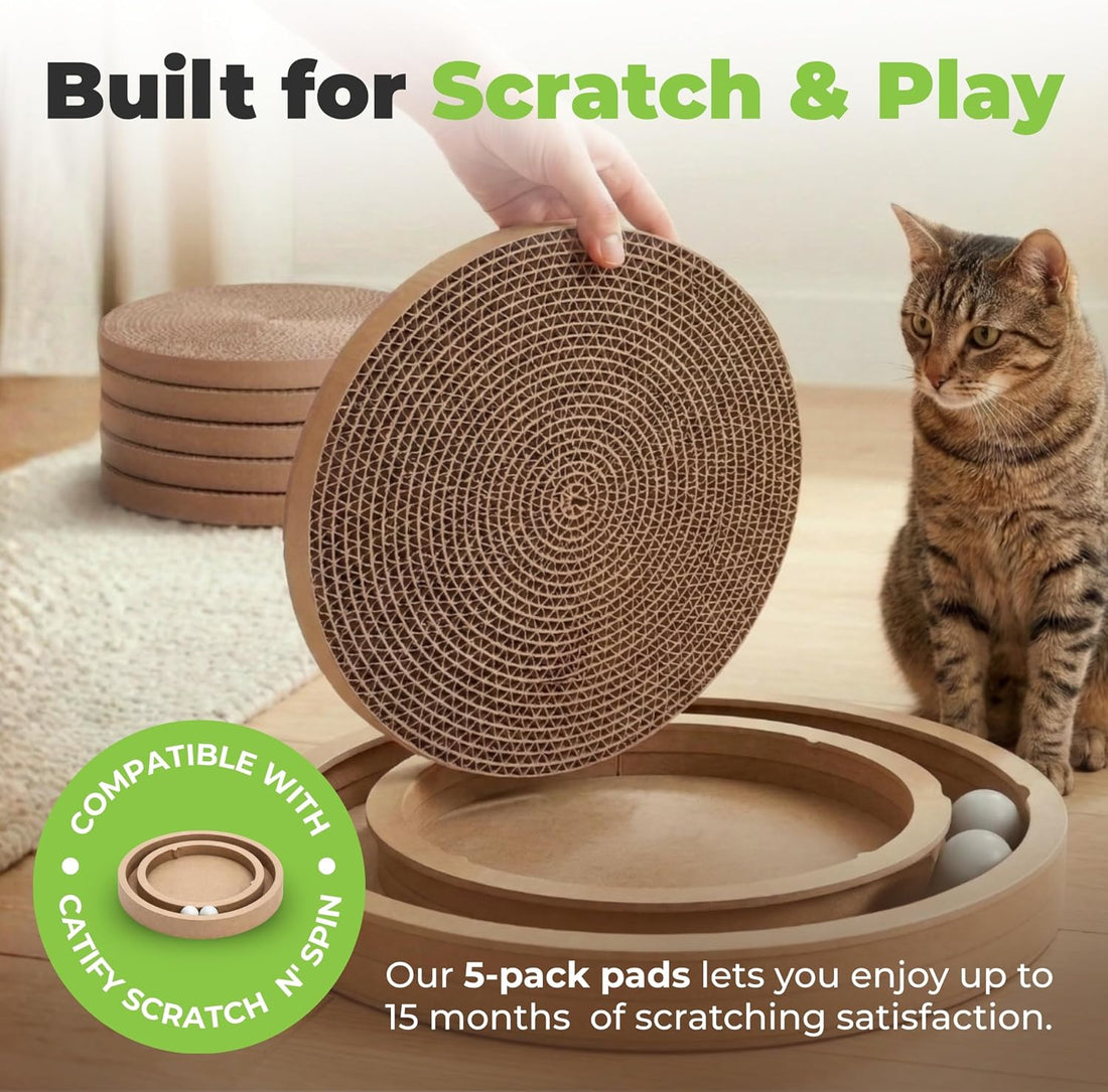 Best Pet Supplies Catify Cat Scratcher, Fun Interactive Scratchers