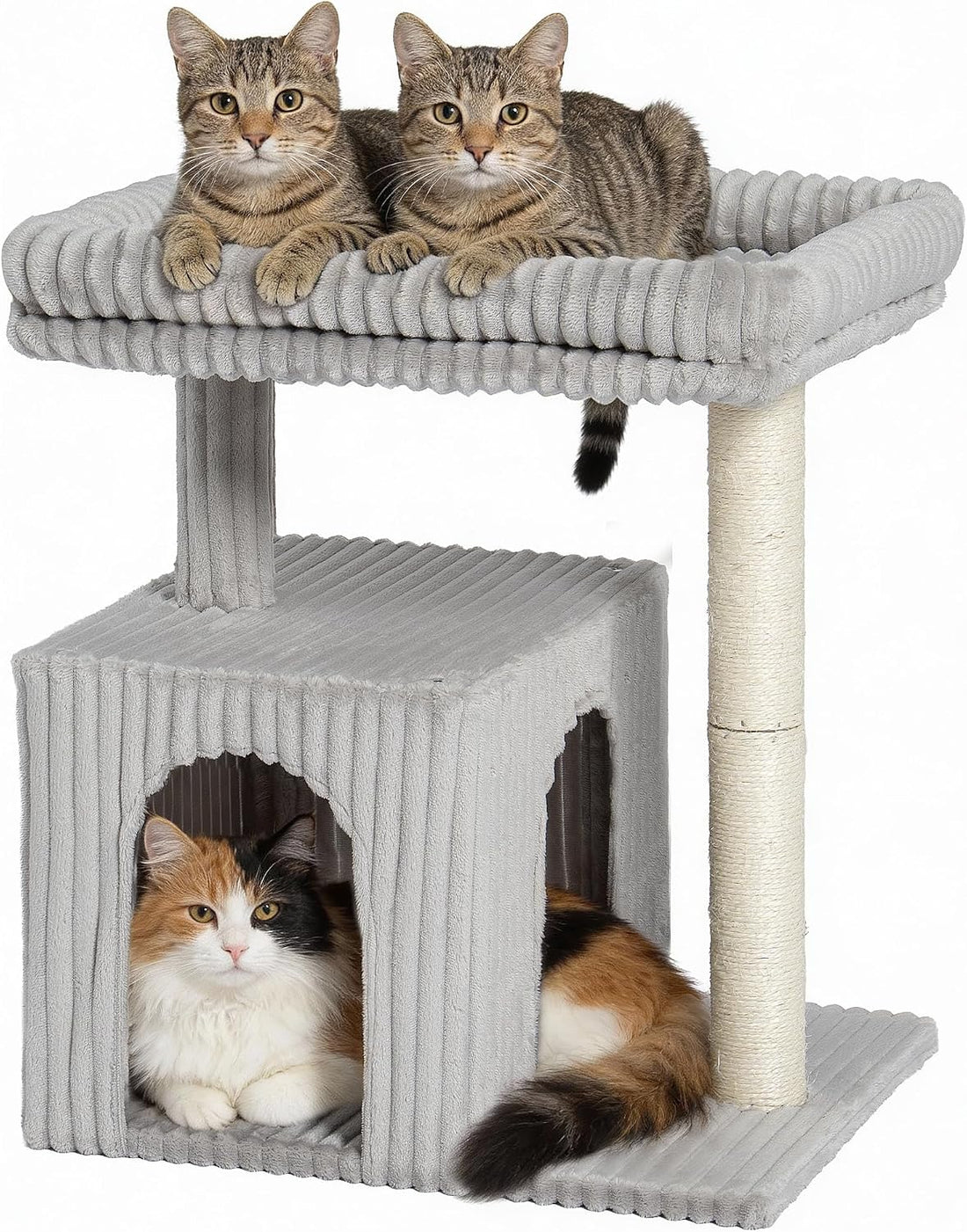 22.8" Cat Tree for Large Cat, 20.9 * 15.7in Large Perch