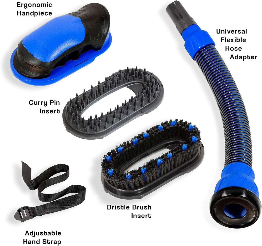 Vacuum Brush Kit for Horse Grooming – Cleaning Furniture, Carpets