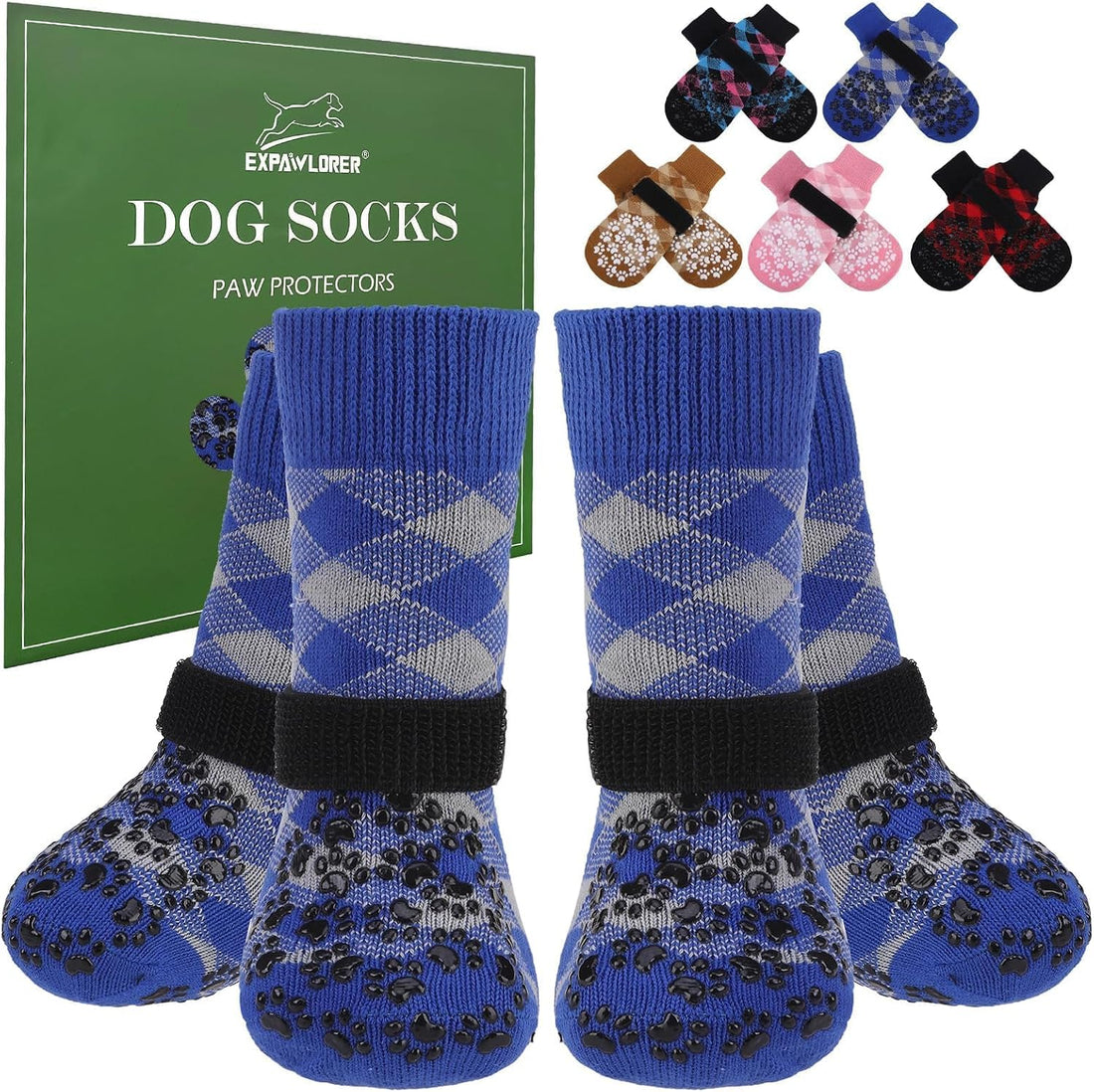 EXPAWLORER Dog Socks for Hot Pavement Summer to Prevent Licking Paws