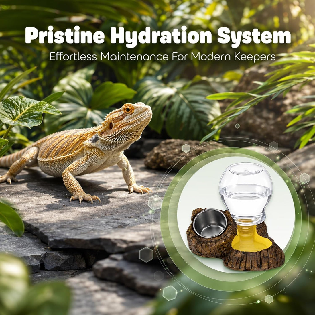 Automatic Reptile Water Dispenser