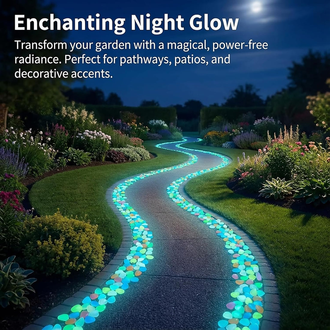 Sukh 200 PCS Luminous Stones Rocks