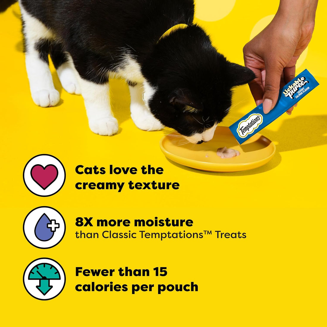 Temptations Creamy Puree Lickable Cat Treats