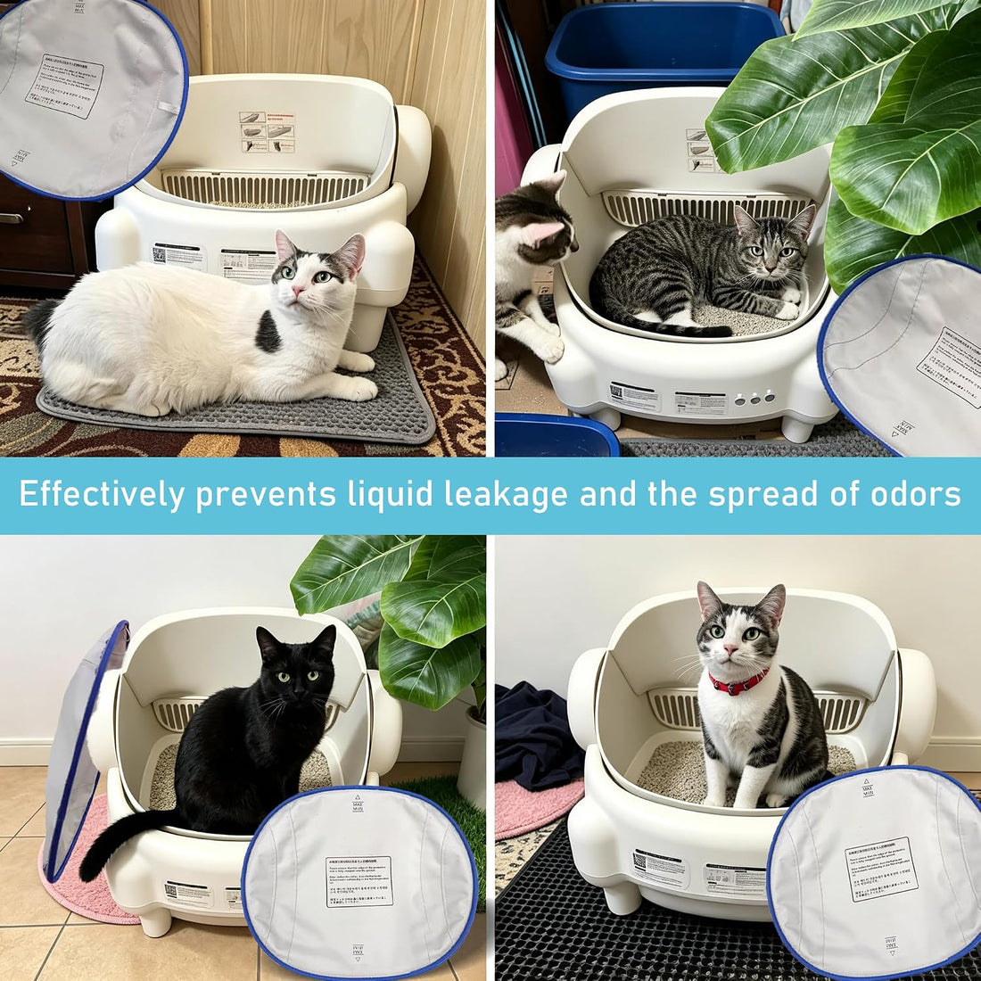Cat Litter Box Liners for PARUUNTYS Self Cleaning Litter Box