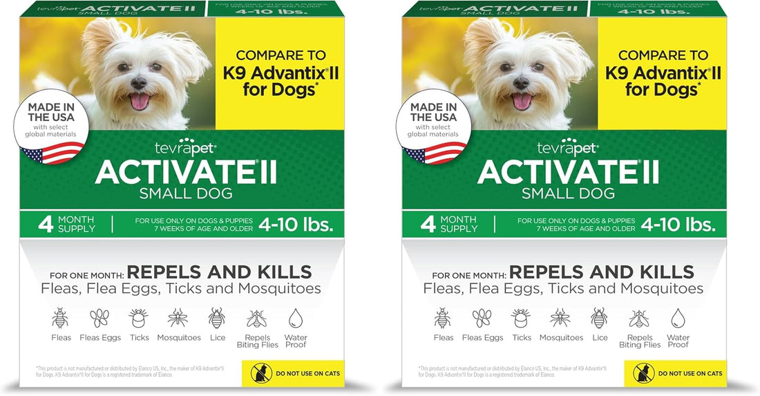 TevraPet Activate II Flea and Tick Prevention for Dogs