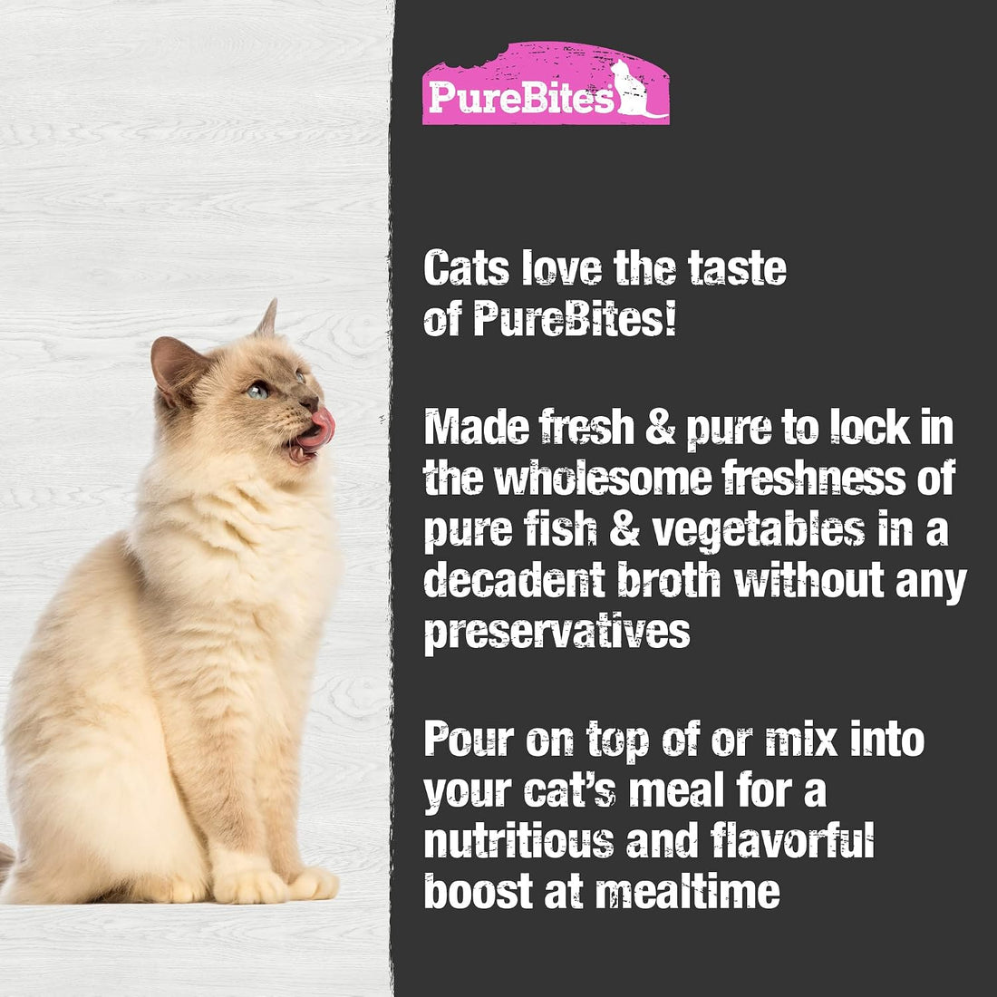 PureBites Tuna & Salmon Broth for Cats, 2 oz, Case of 18