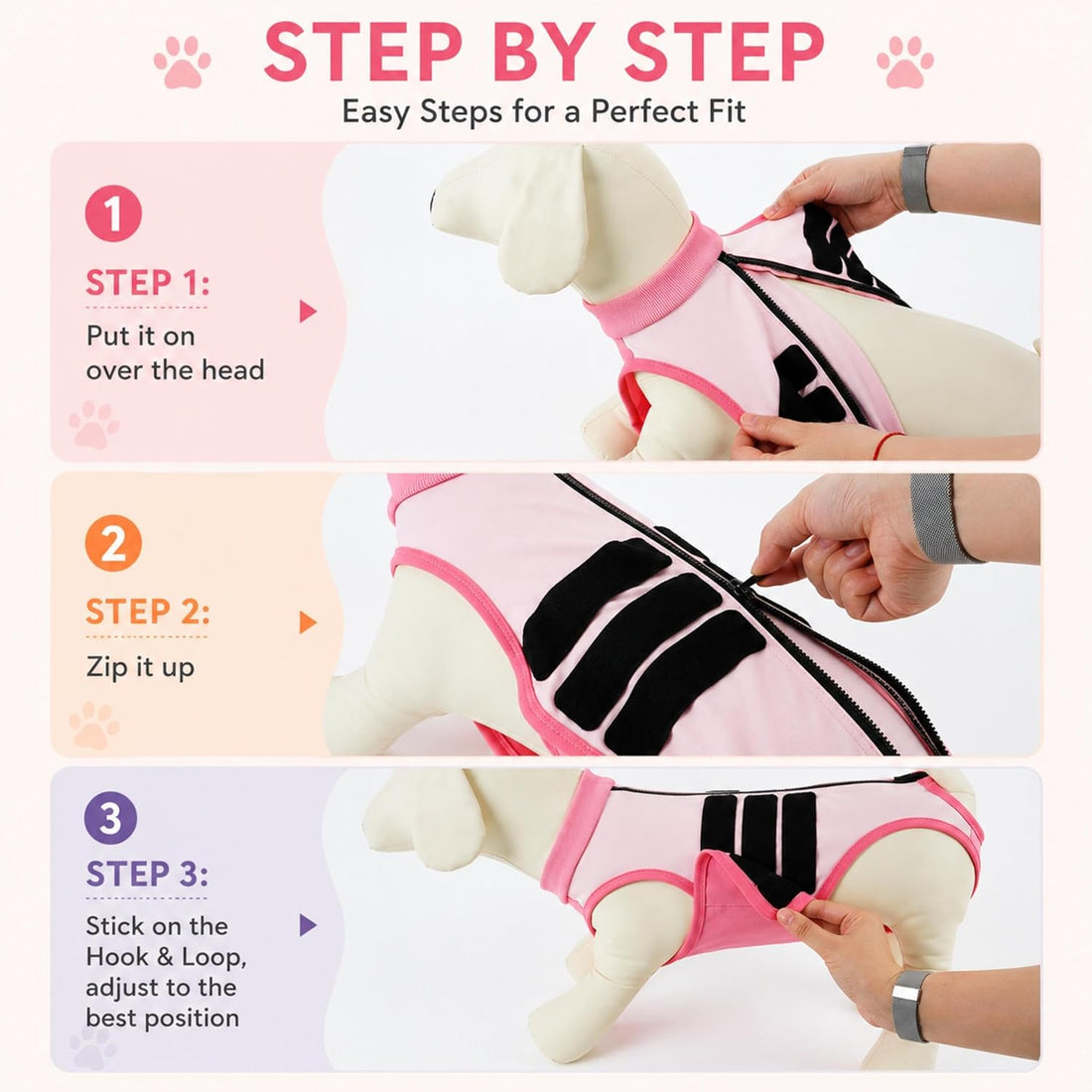 PUMYPOREITY Soft Cat Onesie Surgery Suit for Spay Recovery