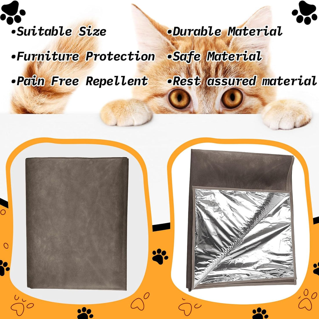 Kigley 1 Pcs Pet Deterrent Mat to Keep Dogs Off Couch