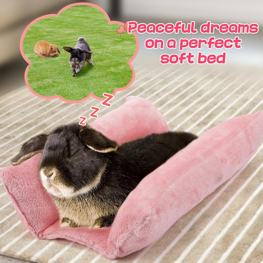 Alphatool 15.7" x 14" Soft Bunny Bed
