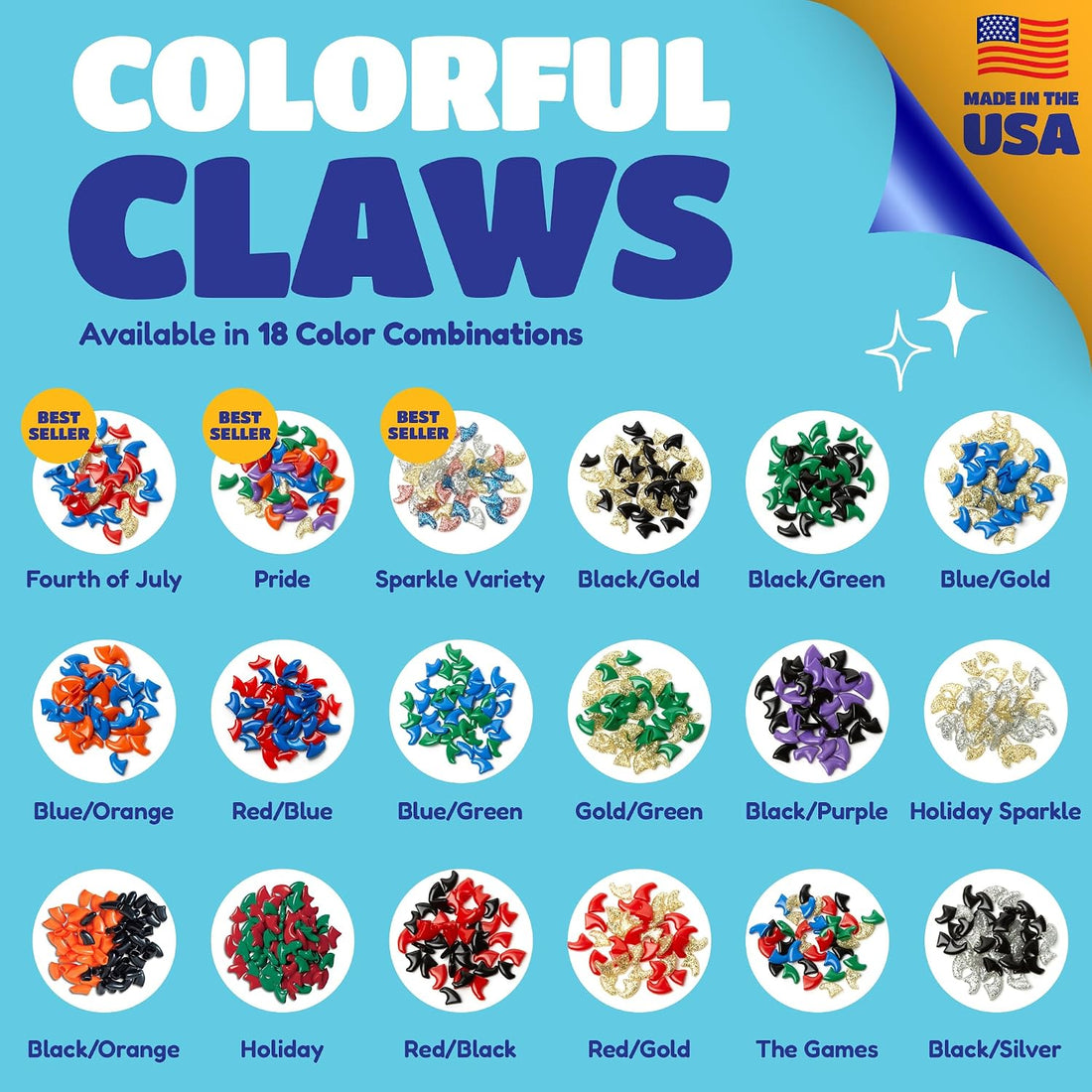 Soft Claws Nail Caps for Large Cats, 40 Caps