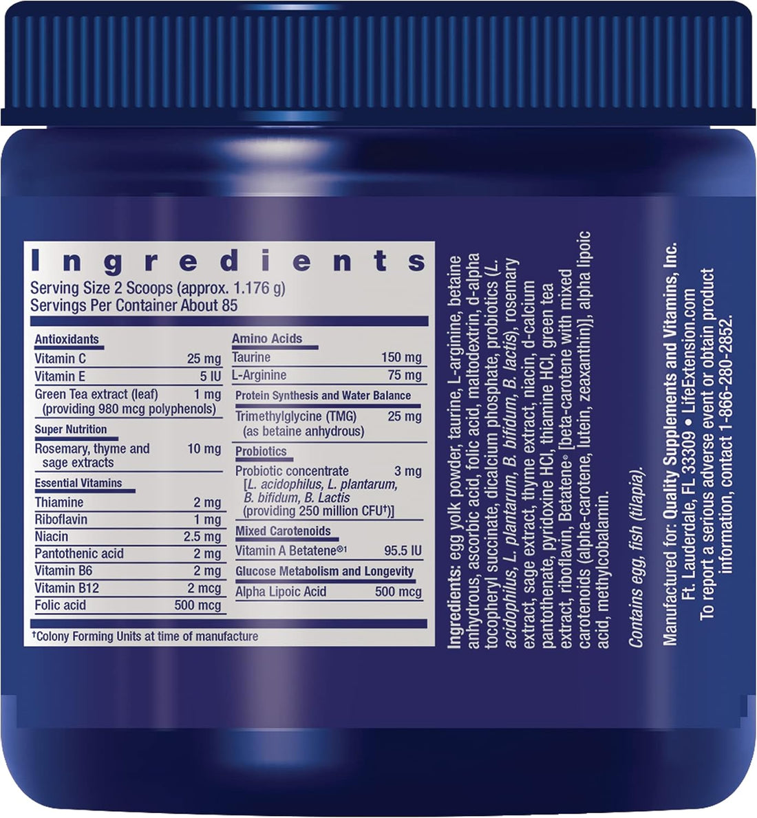 Life Extension Cat Mix, cat Food Supplements, Heart Health, probiotics
